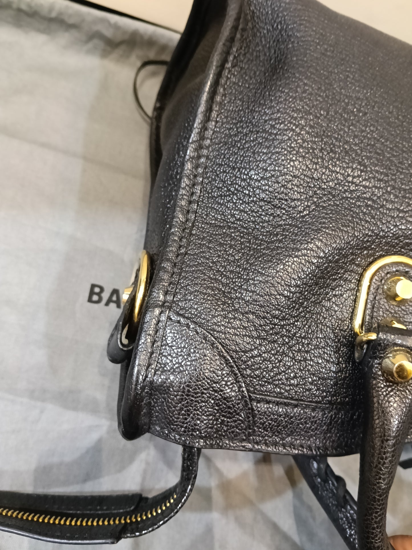 Balenciaga Small City Edge Black GHW 2020