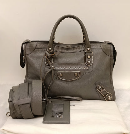 Balenciaga Small City Edge Grey SHW 2017