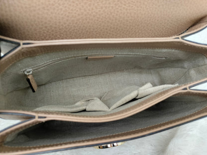 Gucci Interlocking Top Handle Beige GHW