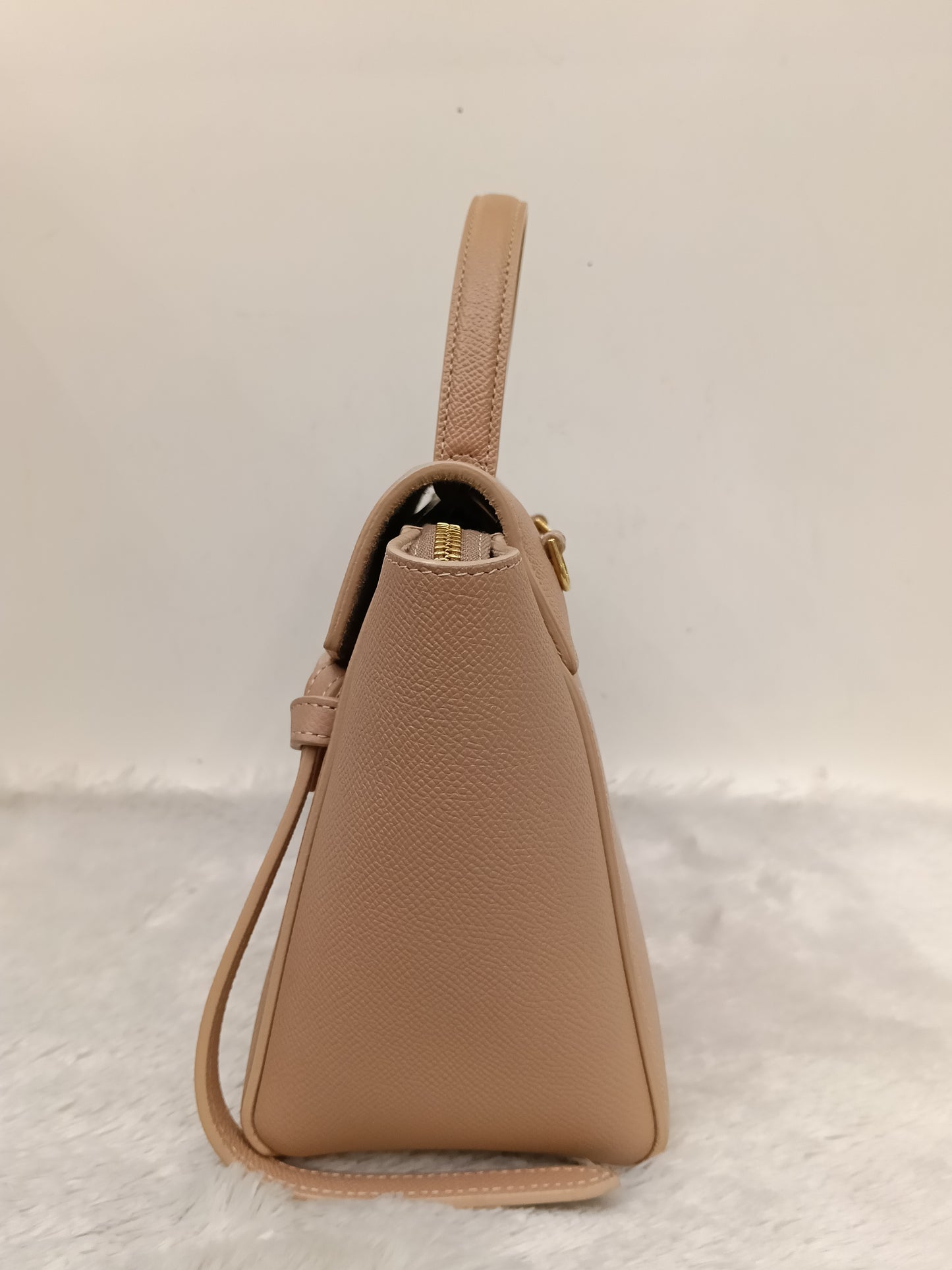 Celine Nano Belt Grained Desert Rose GHW 2020