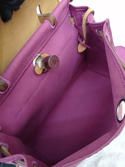 HB31 Canvas Magnolia Flap Beige PHW #O square