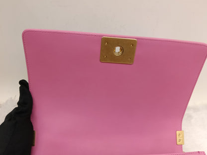 Chanel Boy 25 Lamb Pink GHW #26