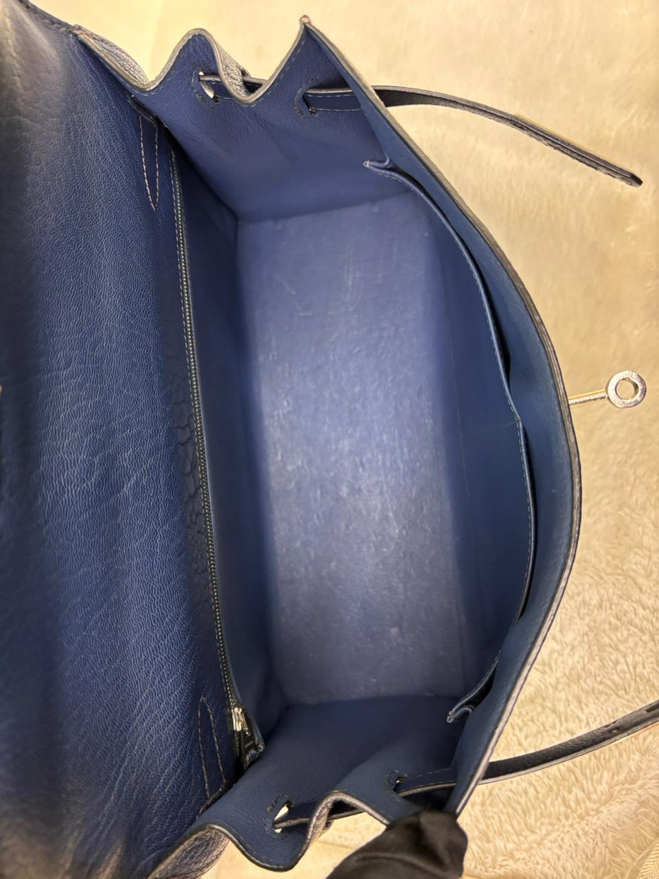 K32 Chevre Coromandel Blue De Malt PHW #L square