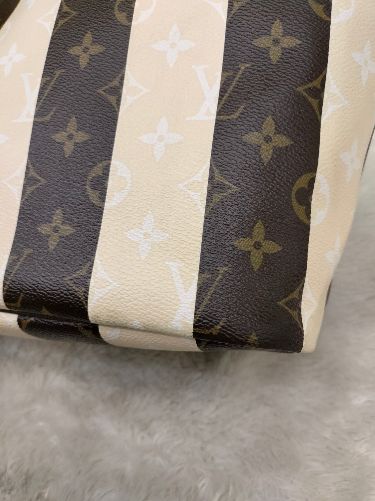 LV Neverfull MM Monogram Rayures