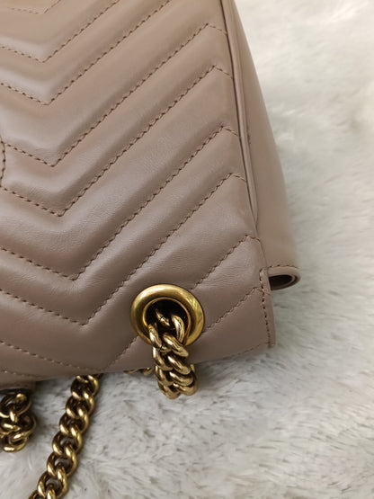 Gucci Marmont Small Nude GHW
