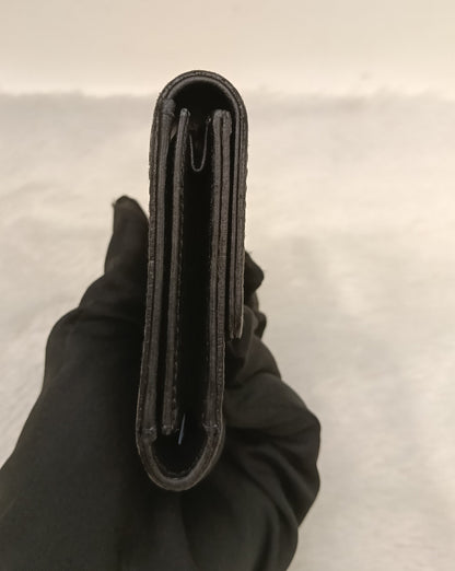 Chanel Trifold Wallet Caviar Black GHW #5