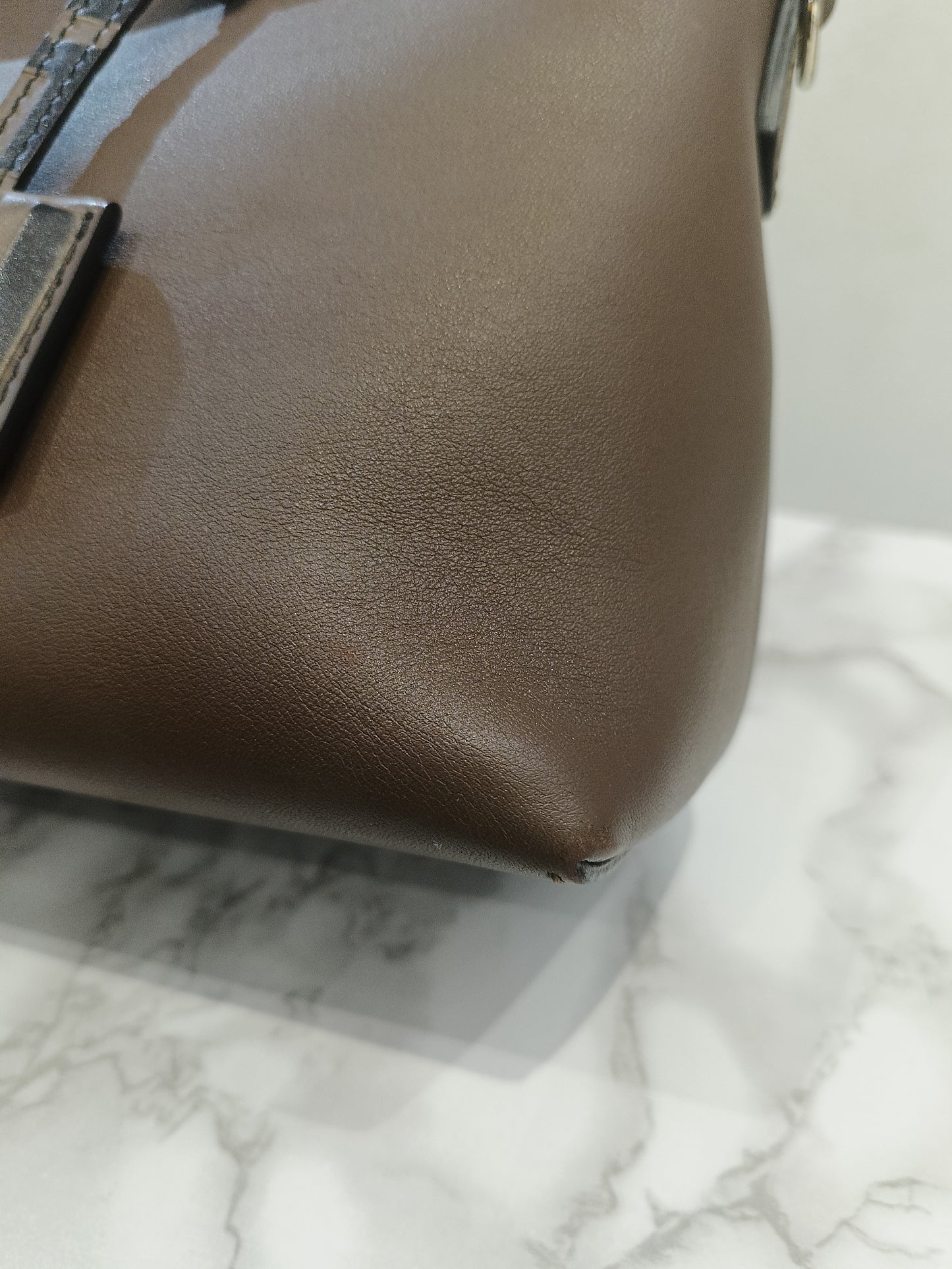 Fendi BTW Medium FF Handle Maya Brown SHW 2018