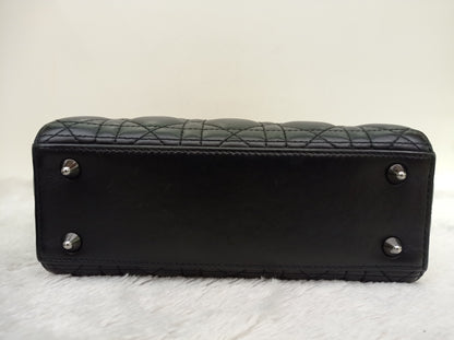 Lady Dior Small Lamb Black RHW 2021