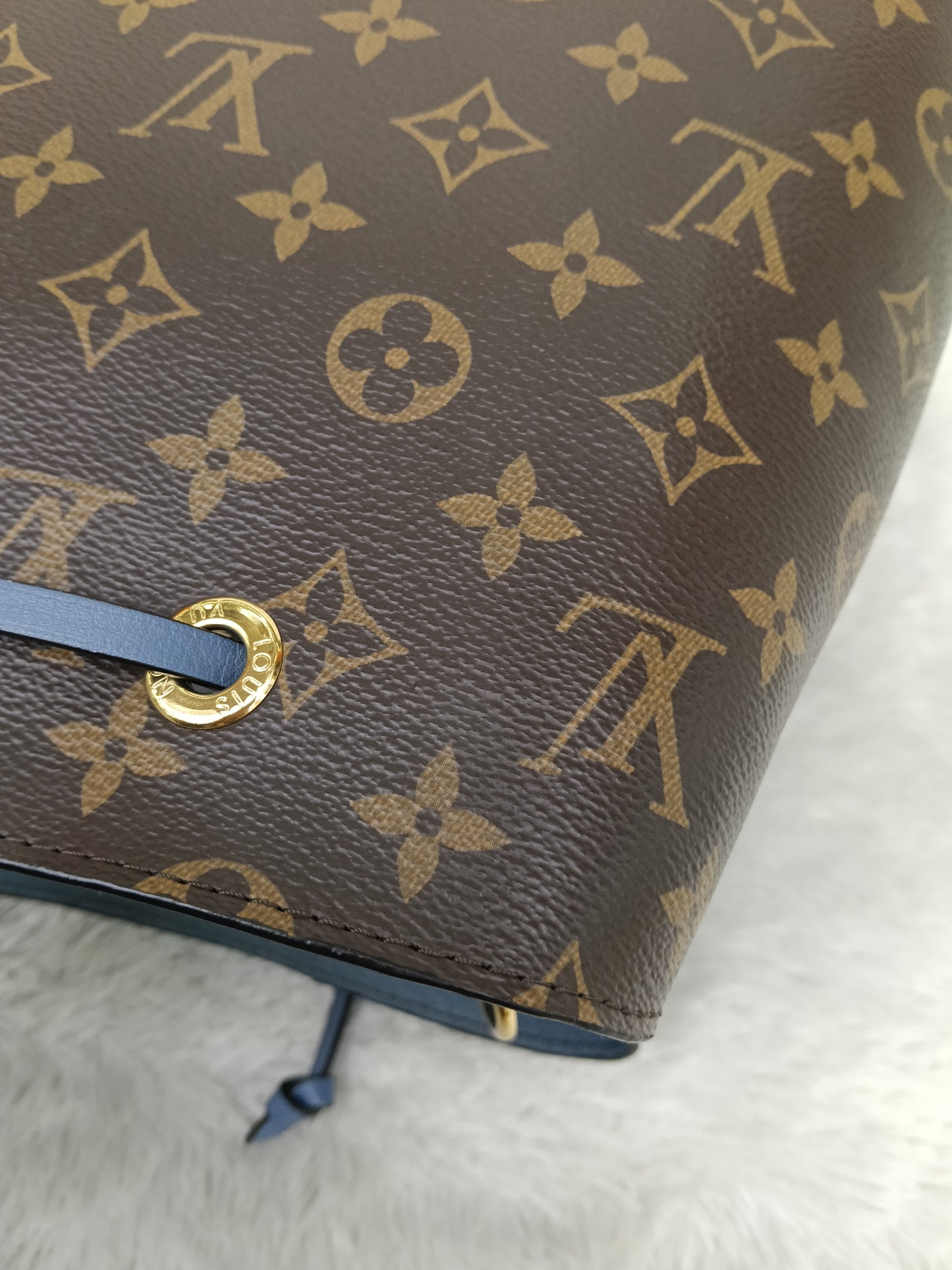 LV Neo Noe MM Monogram Blue Jean 2018