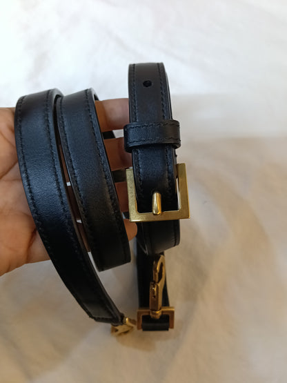 YsL Le37 Small Calfskin Black GHW 2023