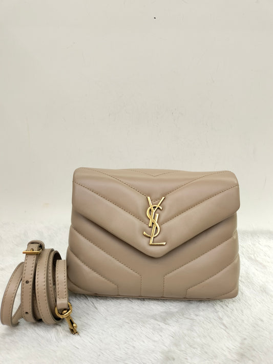 YsL Lou Lou Toy Chevron Beige GHW 2022