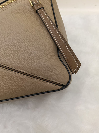 Loewe Puzzle Small Grained Sand Mink GHW 2019