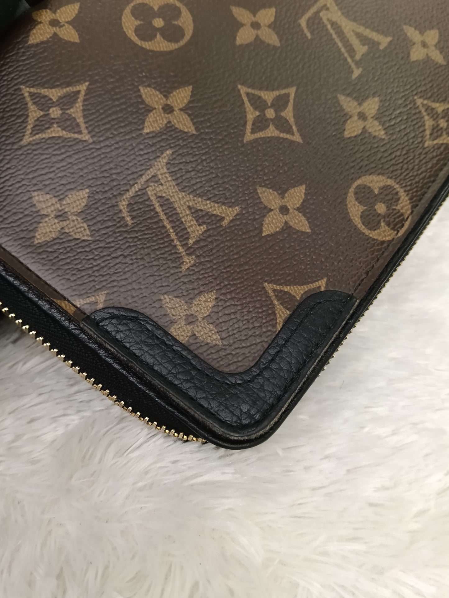 LV Zippy Retiro Organizer Wallet Monogram Noir
