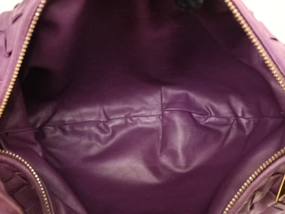 Bottega Veneta Teen Jodie Purple GHW