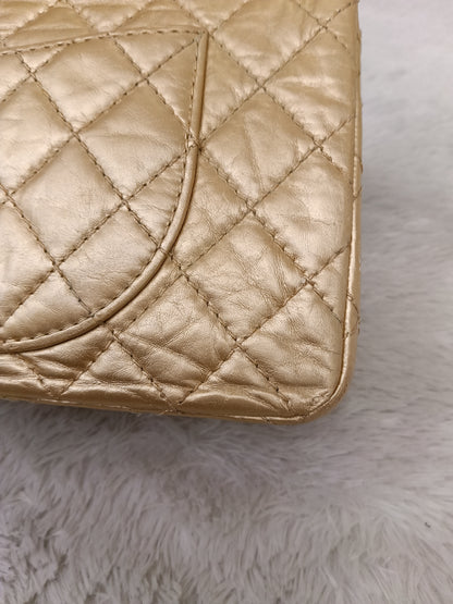 Chanel Reissue 225 Calfskin Gold RHW DF #12