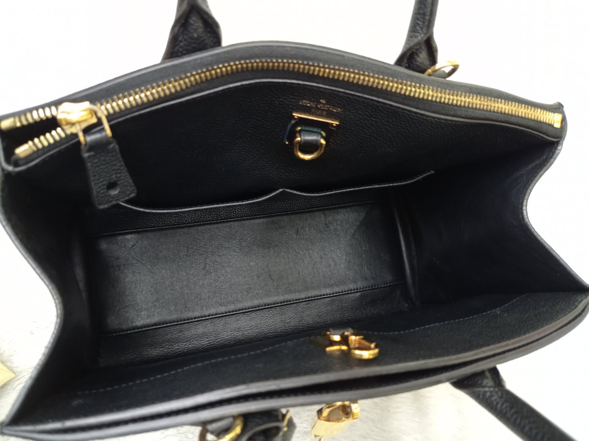 LV Steamer MM Taurillon Noir 2016