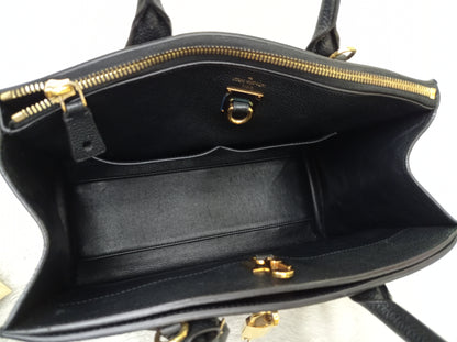 LV Steamer MM Taurillon Noir 2016