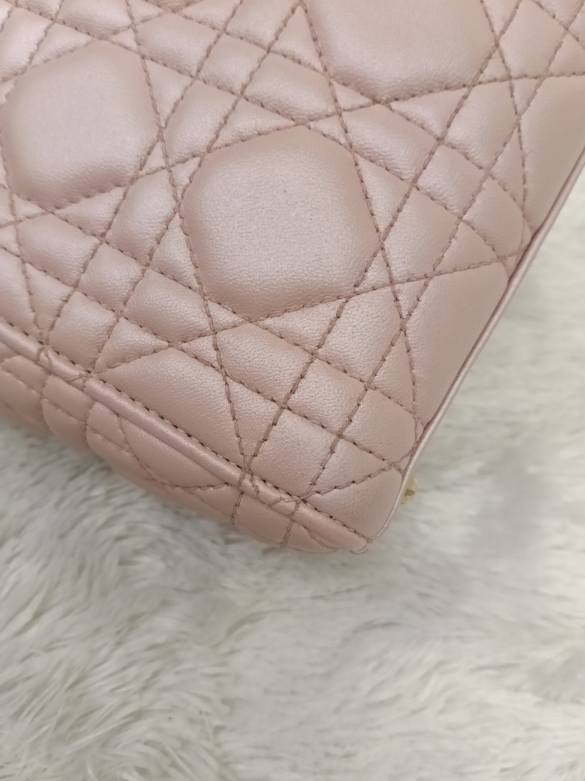 Lady Dior Mini Lamb Lotus GHW 2017