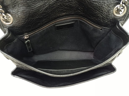 YsL Niki Medium Calfskin Black RHW 2018