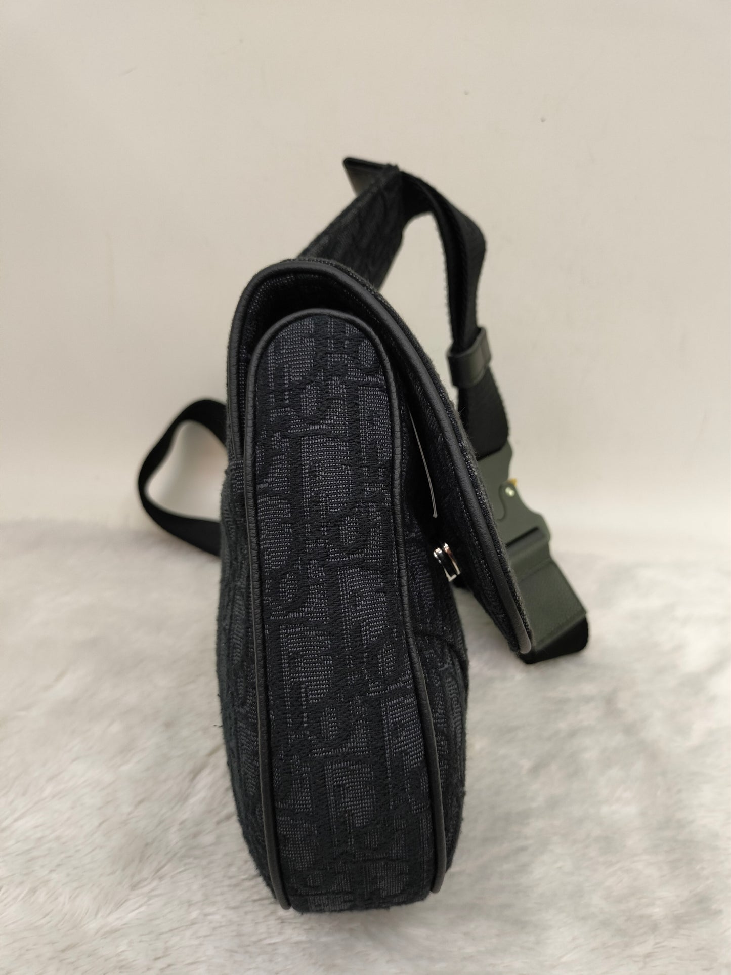 Dior Saddle Men Oblique Jacquard Black 2023