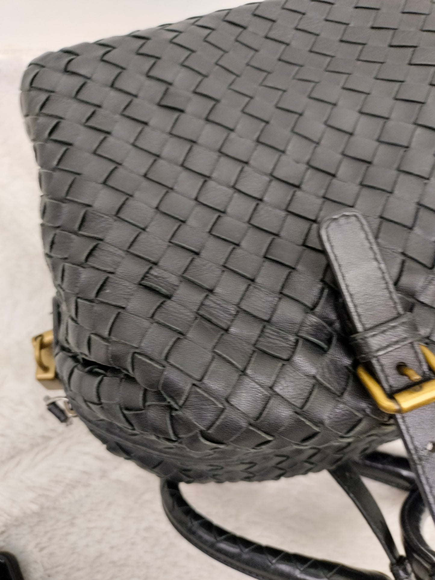 Bottega Veneta Intrecciato Boston Black GHW 2010