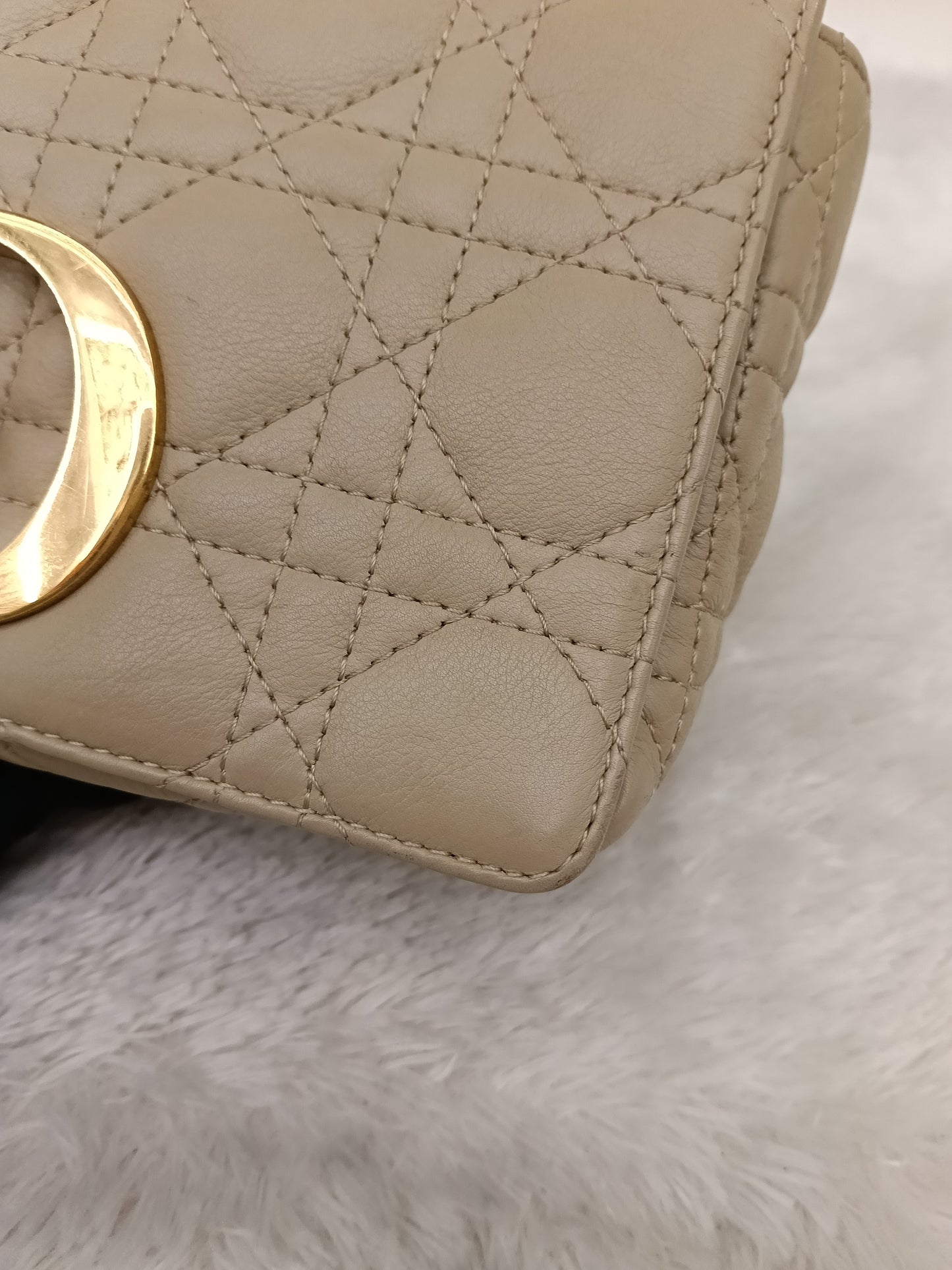 Dior Caro Small Beige GHW 2020