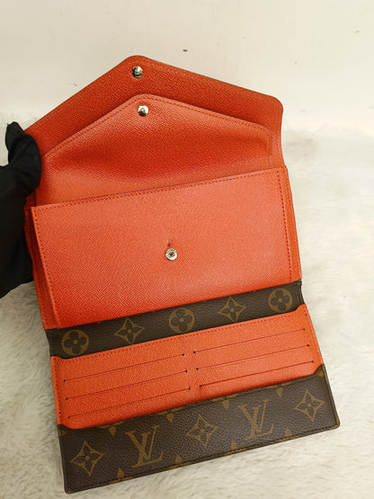 LV Portefeuille Marie Lou Long Wallet Monogram Epi Piment 2014