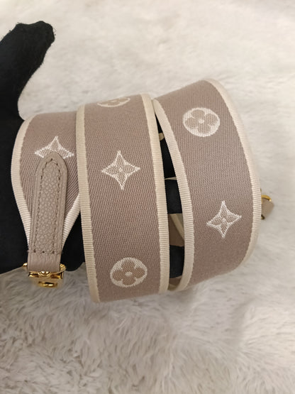 LV Diane PM ST NM Monogram Empreinte Tourterelle Creme 2025 (CHIP)