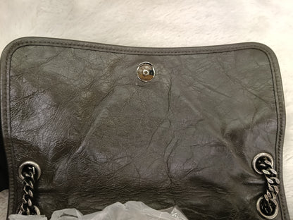 YsL Niki Medium Calfskin Grey RHW 2020