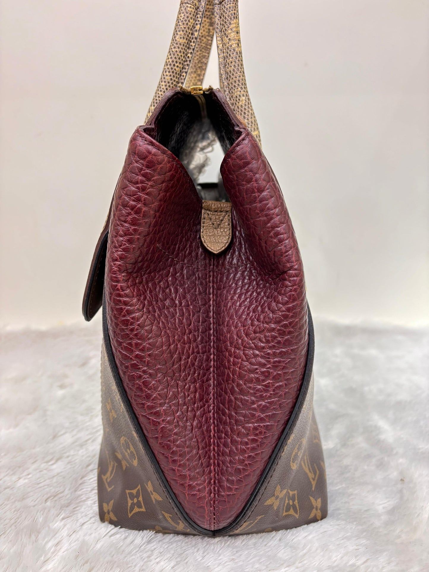 LV Majestueux MM Monogram Ostrich Lizard Bordeaux 2012