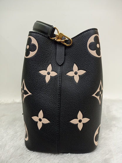 LV Neo Noe MM Monogram Empreinte Noir Creme (CHIP)