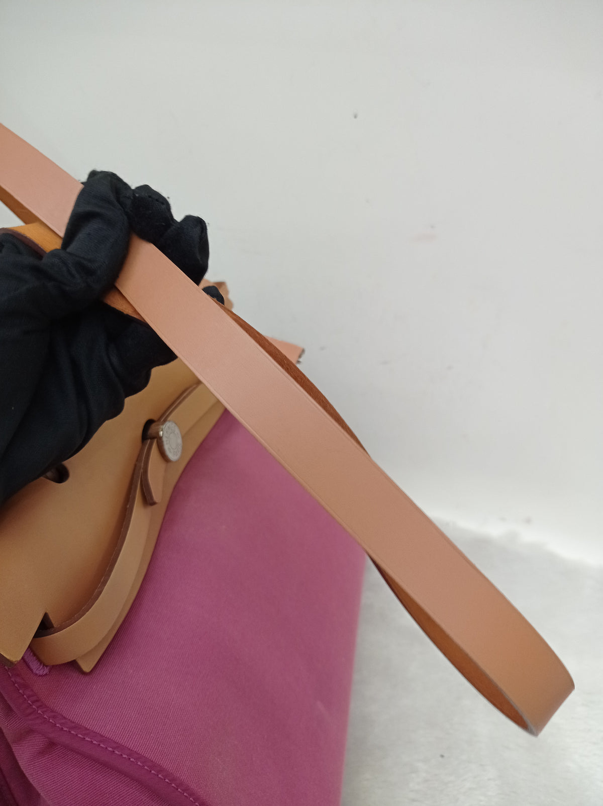 HB31 Canvas Magnolia Flap Beige PHW #O square