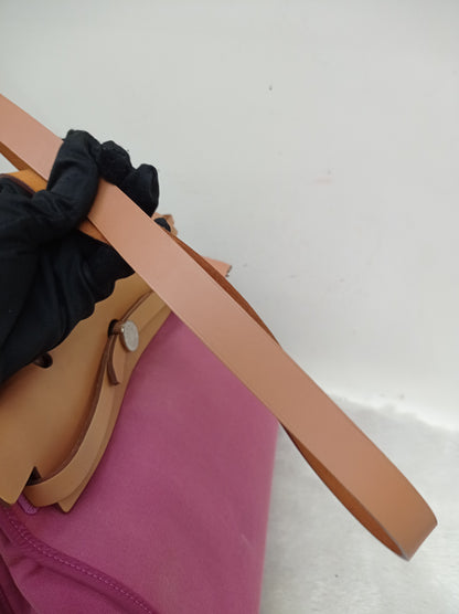 HB31 Canvas Magnolia Flap Beige PHW #O square