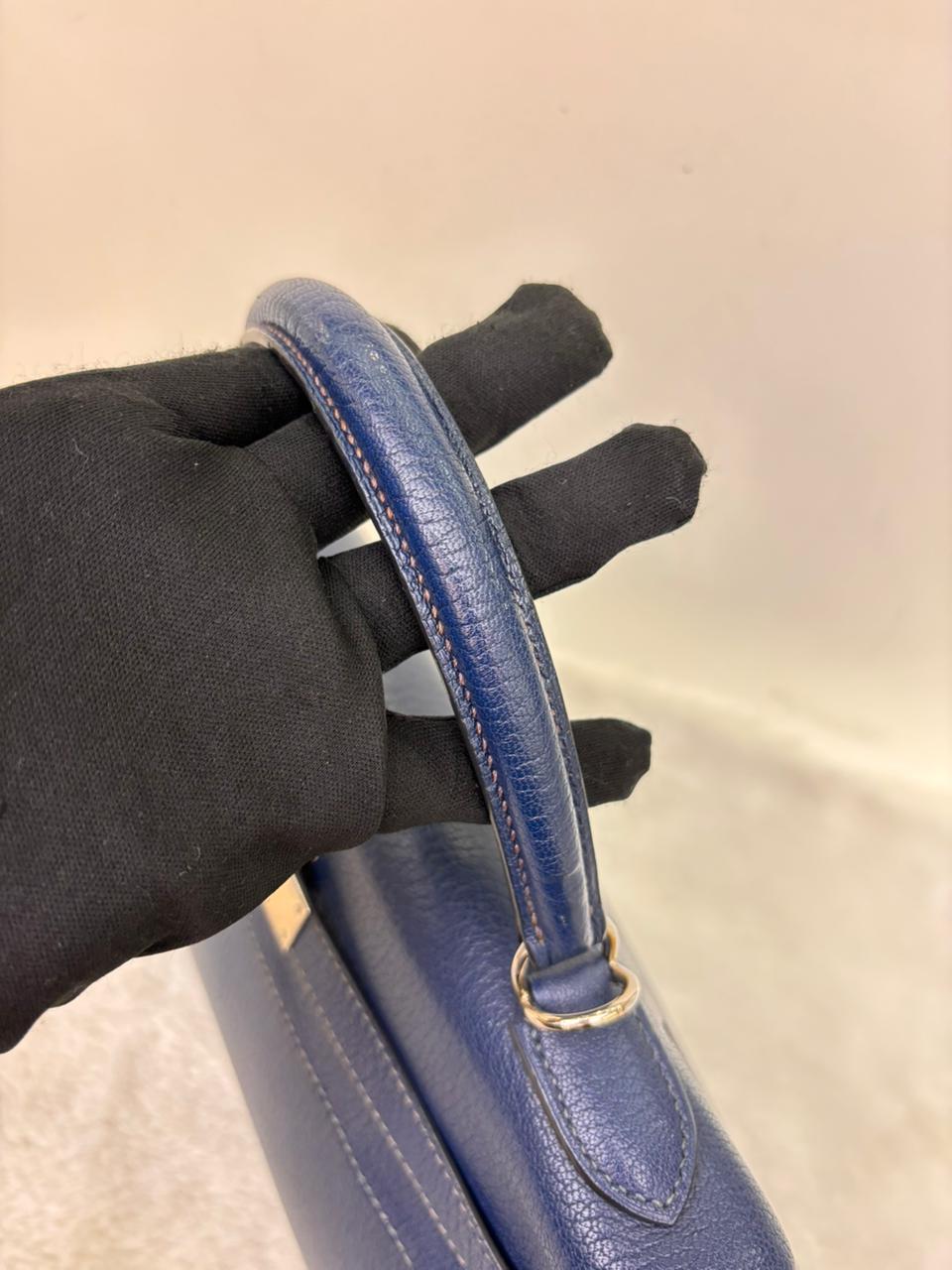 K32 Chevre Coromandel Blue De Malt PHW #L square