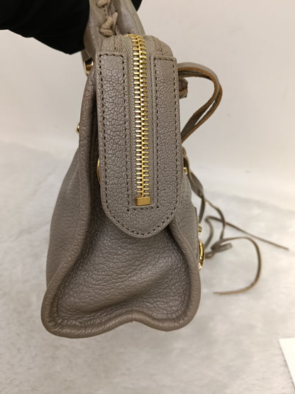 Balenciaga Mini City Edge Grey GHW 2016