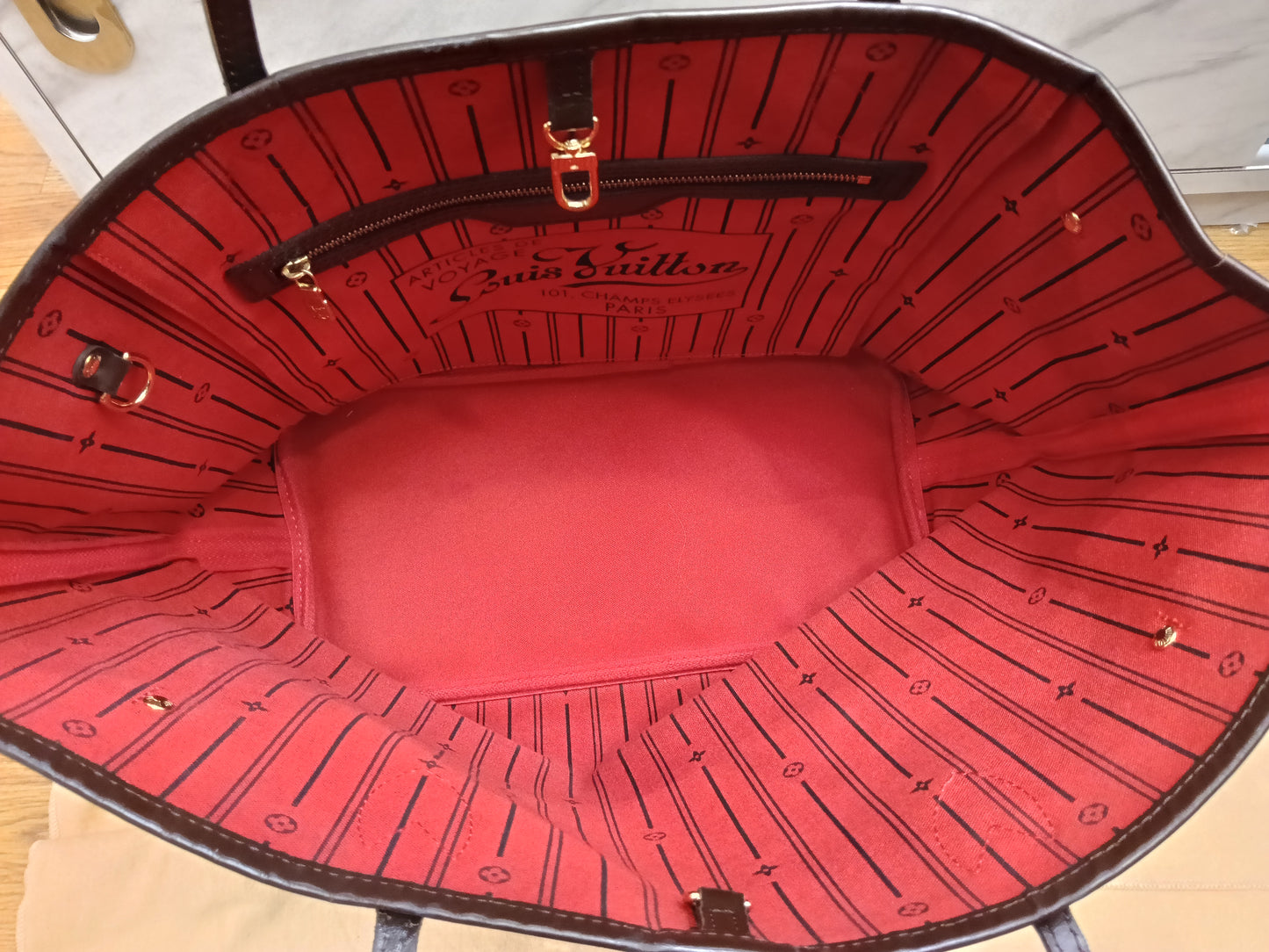 LV Neverfull MM Damier 2010