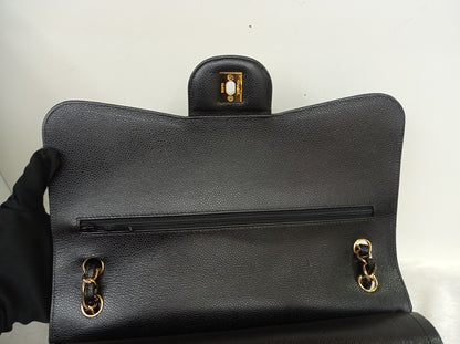 Chanel Jumbo Caviar Black GHW DF #17