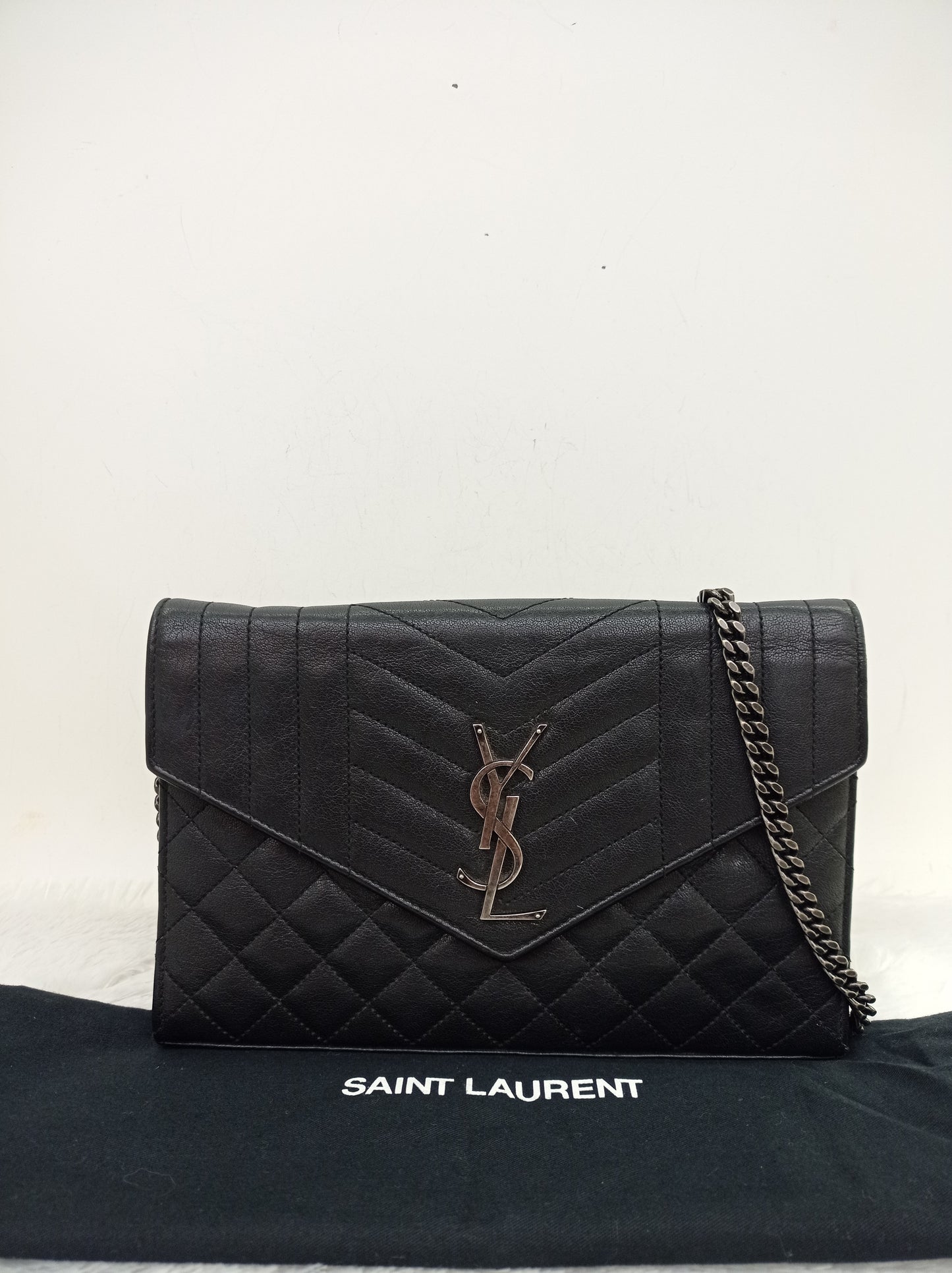 YsL WOC 22 Monogram Calfskin Black RHW 2016