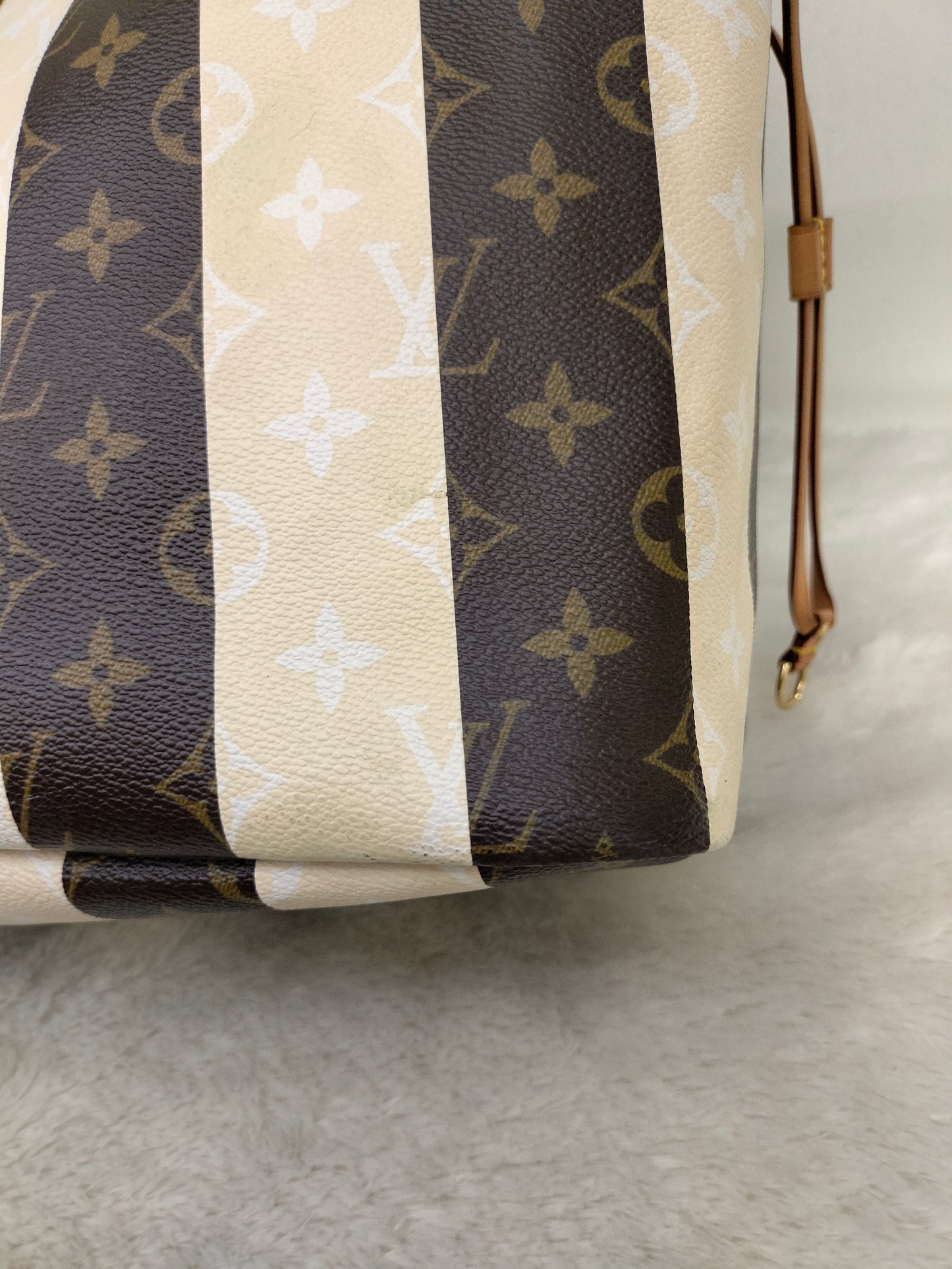 LV Neverfull MM Monogram Rayures