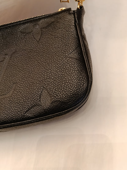 LV Multi Pochette Accesories NV Monogram Empreinte Noir (CHIP)