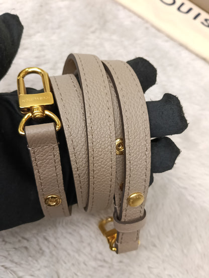 LV Neo Noe MM Monogram Empreinte Tourterelle Creme (CHIP)