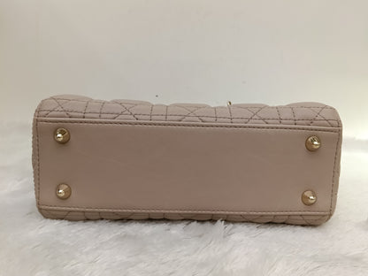 Lady Dior Small Lamb Taupe GHW 2017