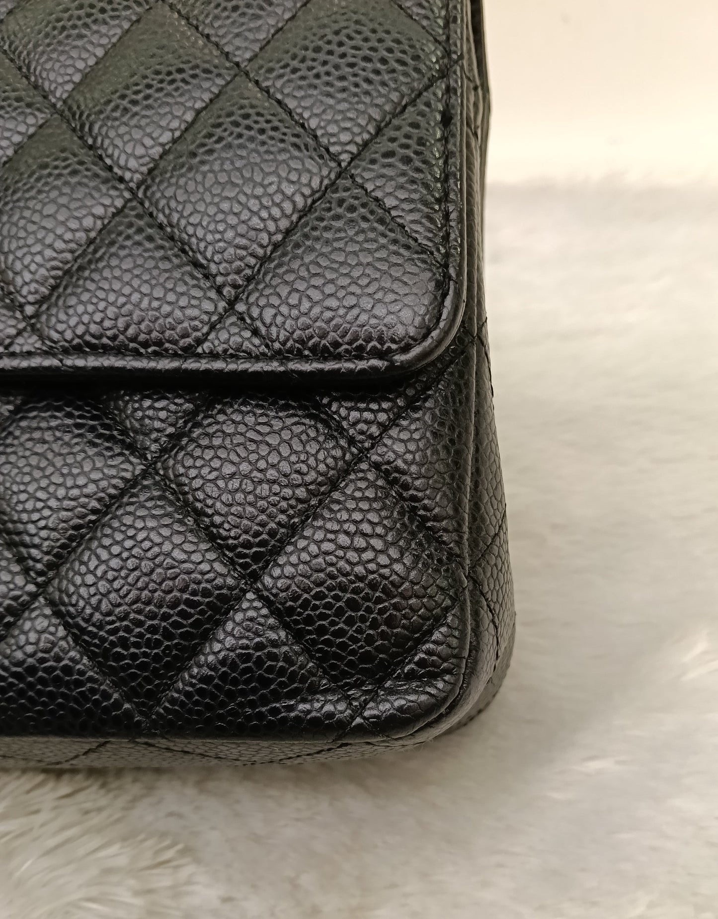 Chanel Medium Caviar Black SHW DF #21