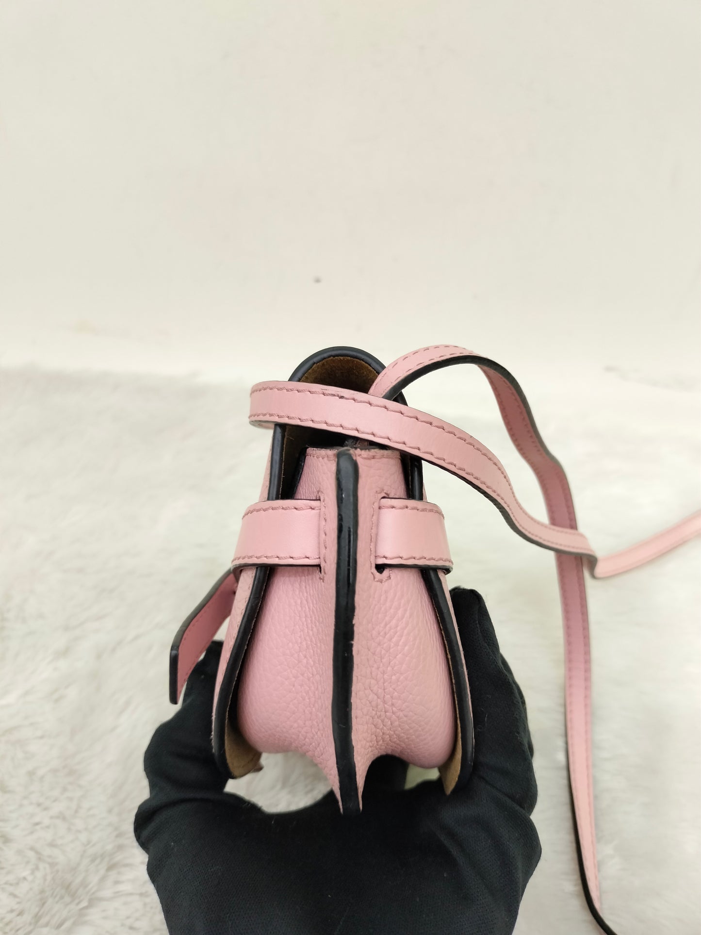 Loewe Gate Mini Grained Pink GHW 2019