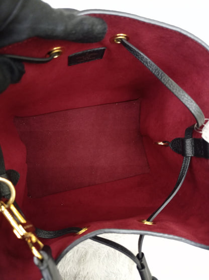LV Neo Noe MM Monogram Empreinte Noir Creme 2022 (CHIP)