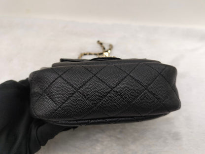 Chanel Day Camera Case Caviar Black GHW #27