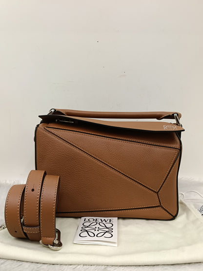 Loewe Puzzle Small Tan SHW 2021