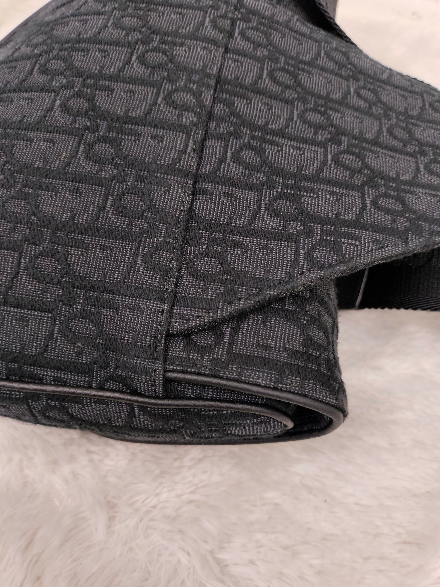 Dior Saddle Men Oblique Jacquard Black 2023