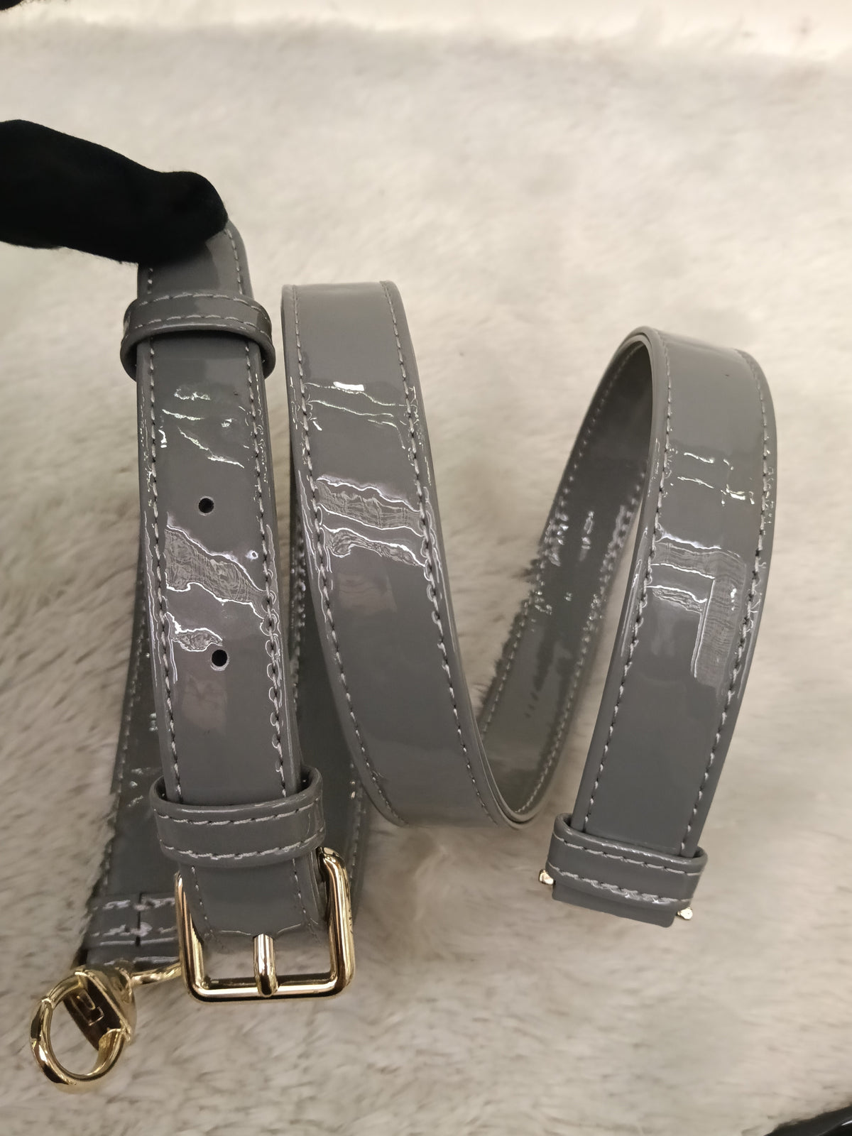 Lady Dior Small Patent Grey GHW 2021