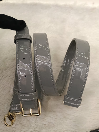 Lady Dior Small Patent Grey GHW 2021